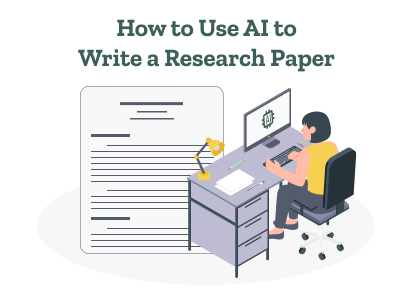 A researcher explains how to use AI to write a research paper