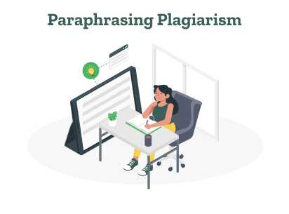 A girls is explaining What Is Paraphrasing Plagiarism and How to Avoid It.