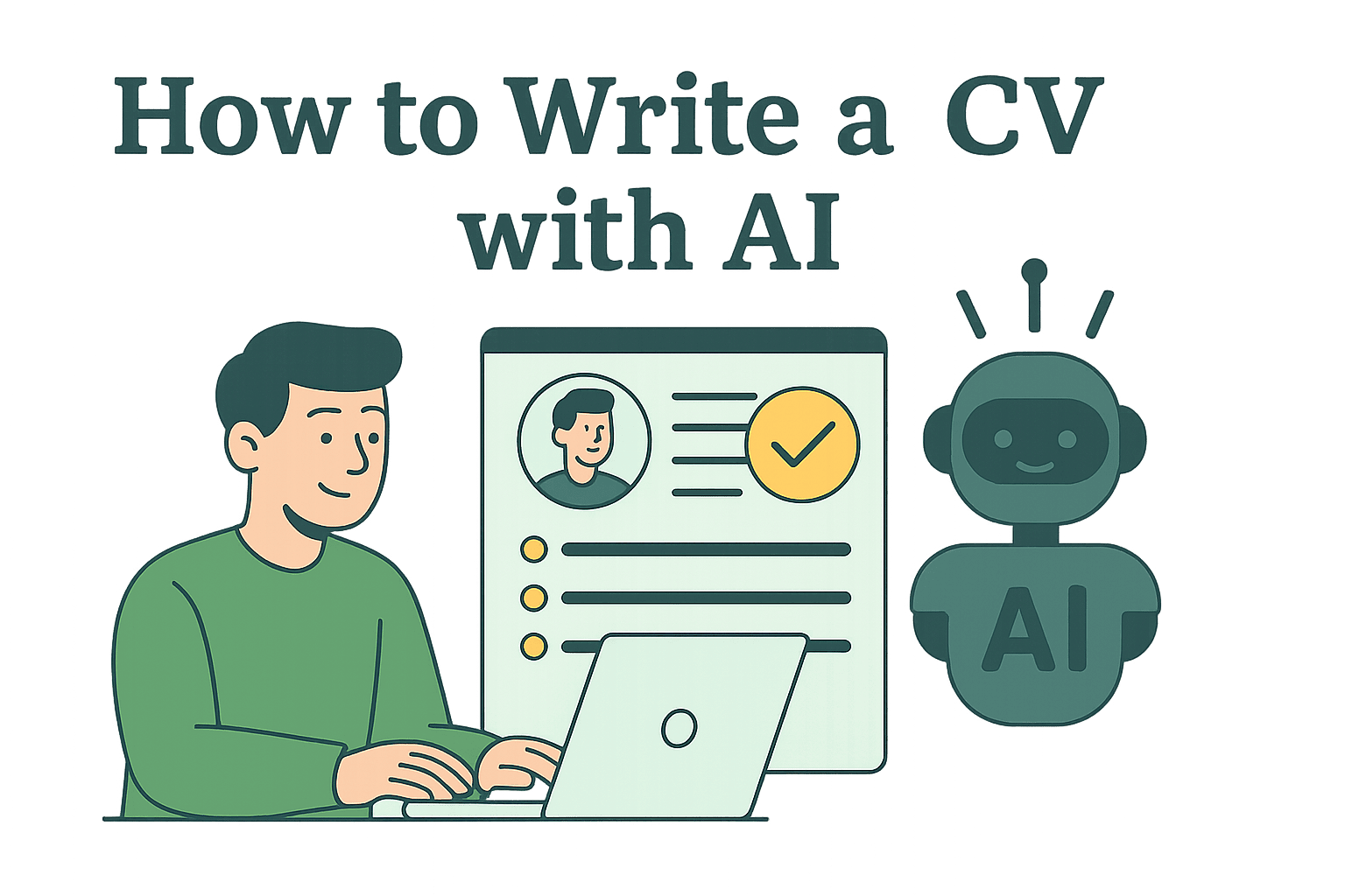 How to write a CV with AI