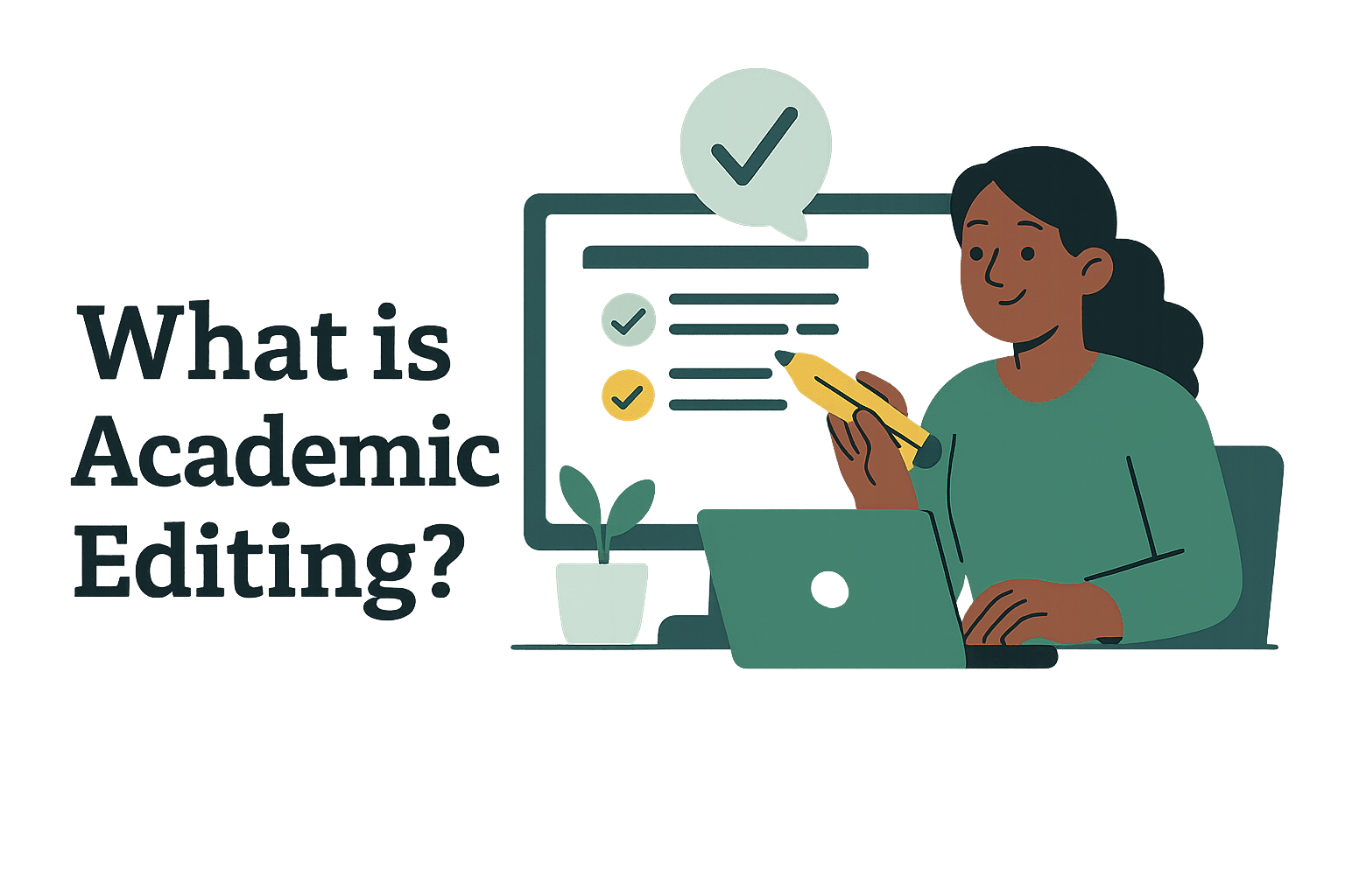 What is academic editing