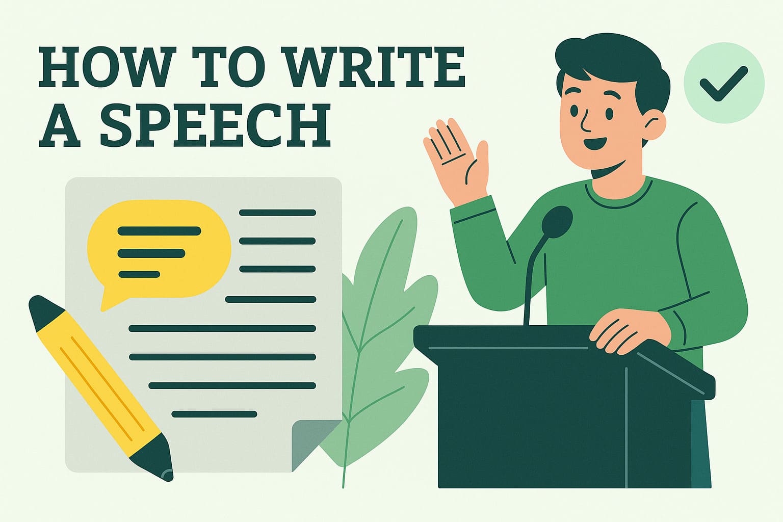 How to write a speech